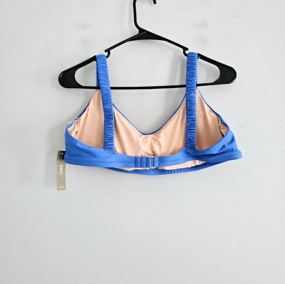 J.Crew Blue Bikini Top XL NWT - Picture 2 of 3